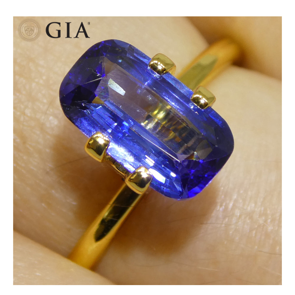 2.14ct Cushion Blue Sapphire GIA Certified Sri Lanka - Skyjems Wholesale Gemstones