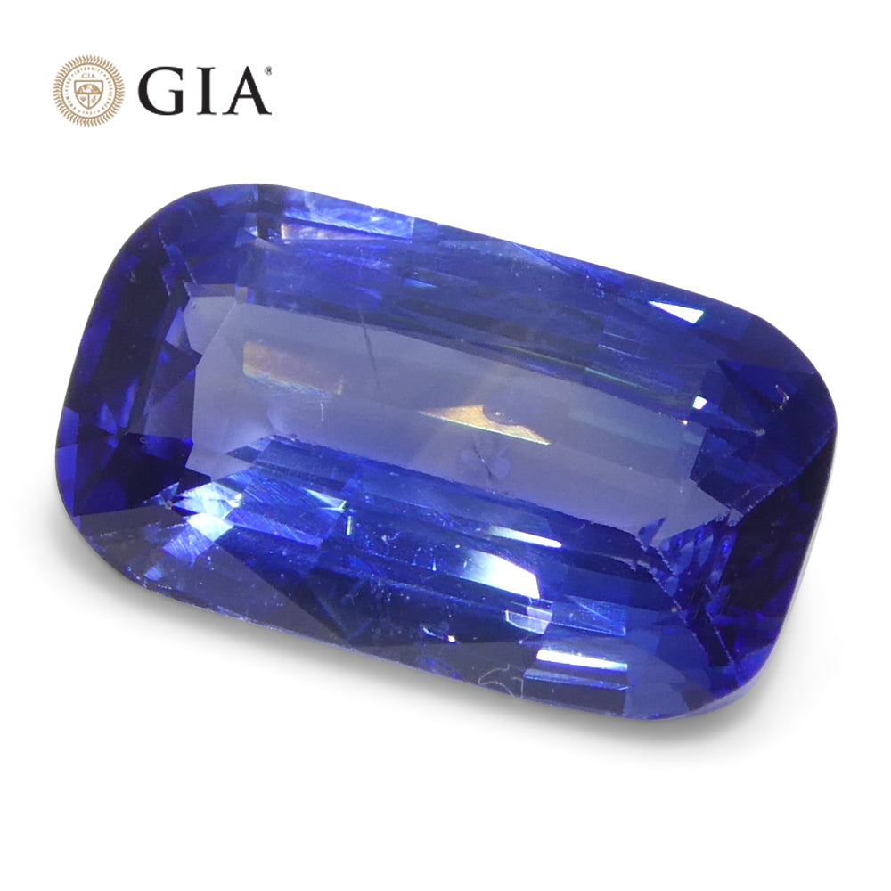 2.14ct Cushion Blue Sapphire GIA Certified Sri Lanka - Skyjems Wholesale Gemstones
