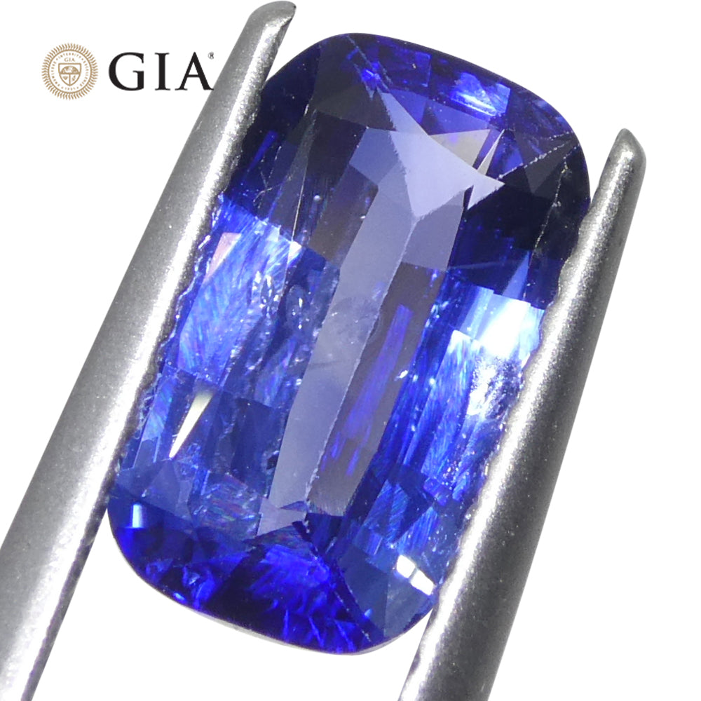 2.14ct Cushion Blue Sapphire GIA Certified Sri Lanka - Skyjems Wholesale Gemstones