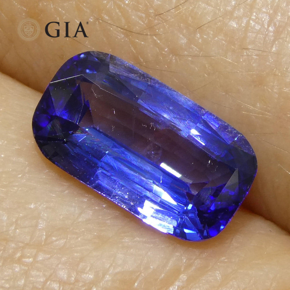 2.14ct Cushion Blue Sapphire GIA Certified Sri Lanka - Skyjems Wholesale Gemstones
