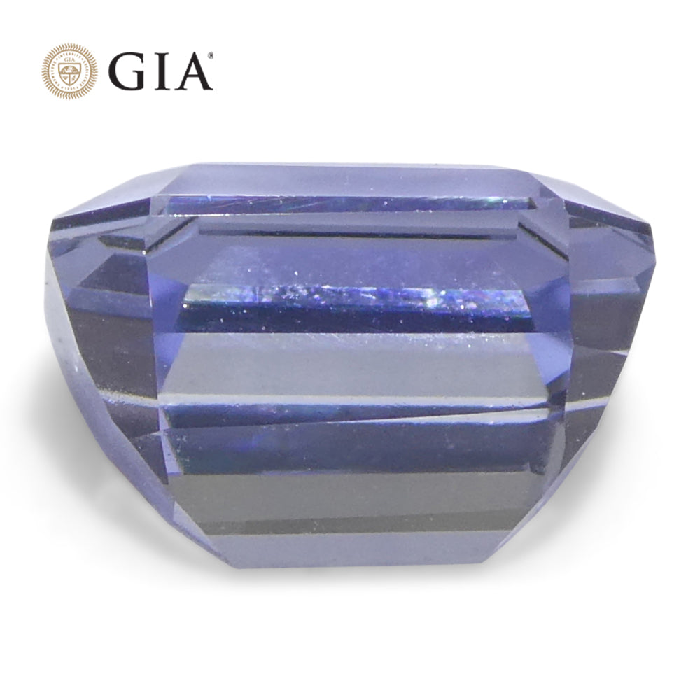 2.08ct Octagonal/Emerald Cut Light Bluish Violet Sapphire GIA Certified Sri Lanka Unheated - Skyjems Wholesale Gemstones