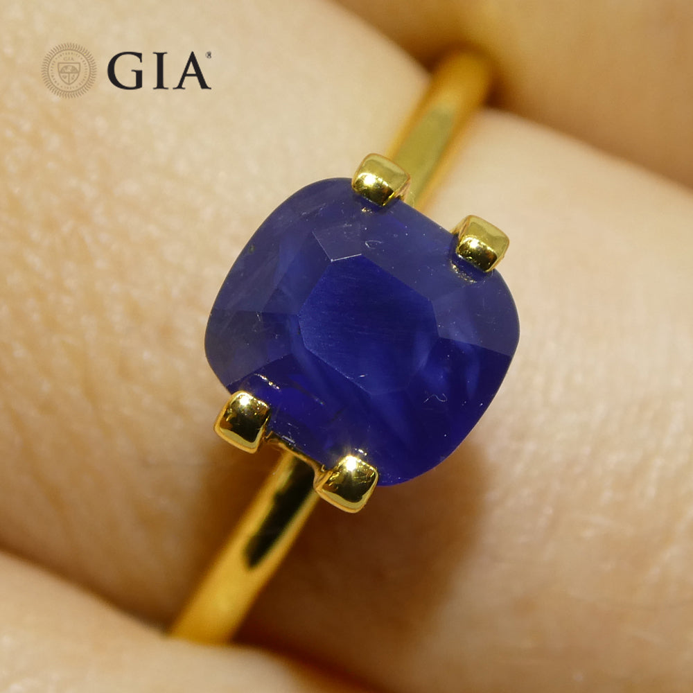 2.54ct Cushion Blue Sapphire GIA Certified Madagascar - Skyjems Wholesale Gemstones
