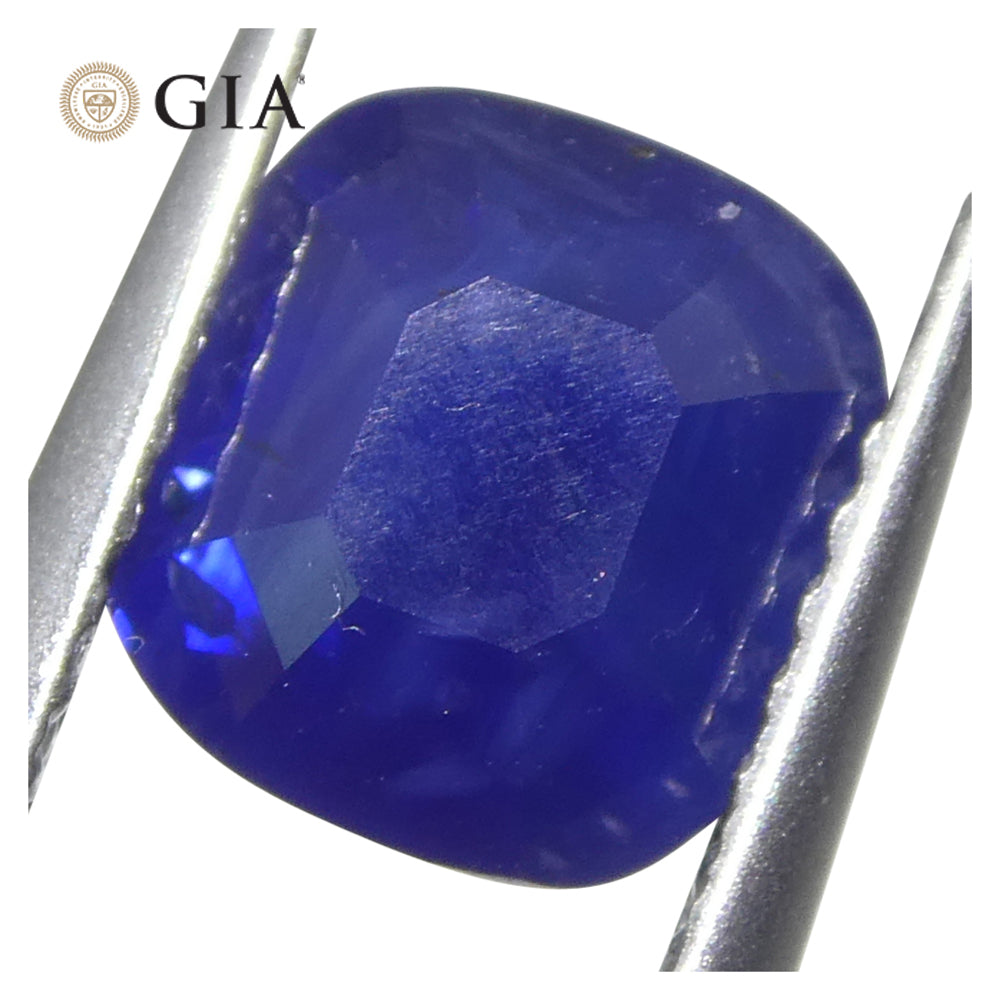 2.54ct Cushion Blue Sapphire GIA Certified Madagascar - Skyjems Wholesale Gemstones