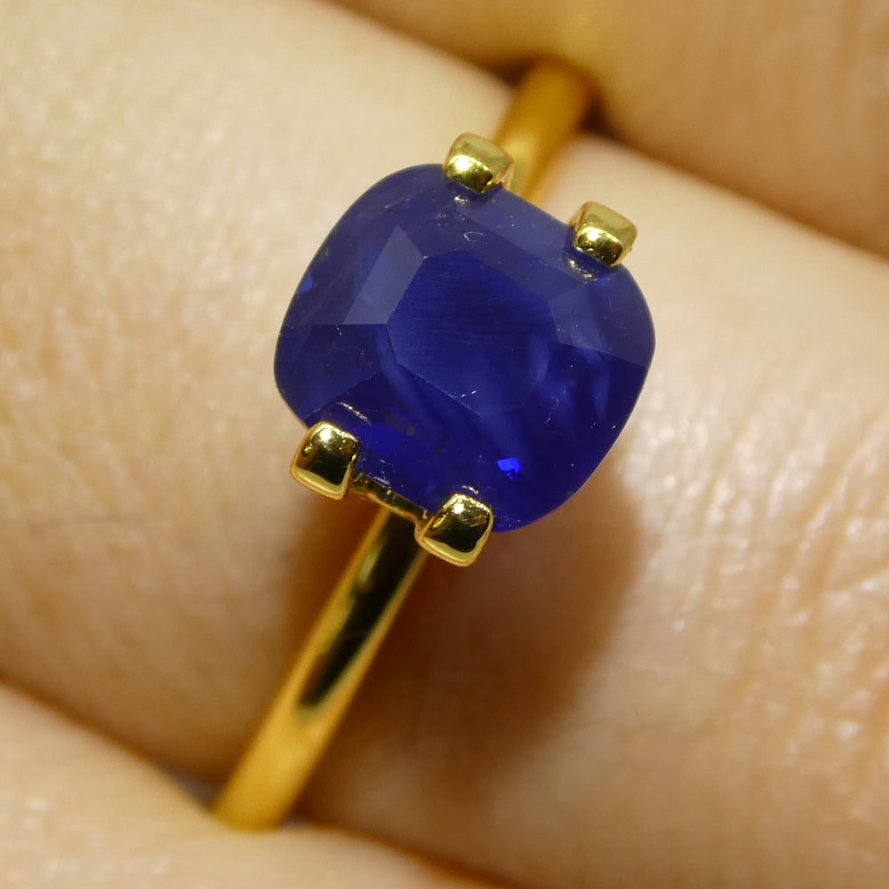 2.54ct Cushion Blue Sapphire GIA Certified Madagascar - Skyjems Wholesale Gemstones