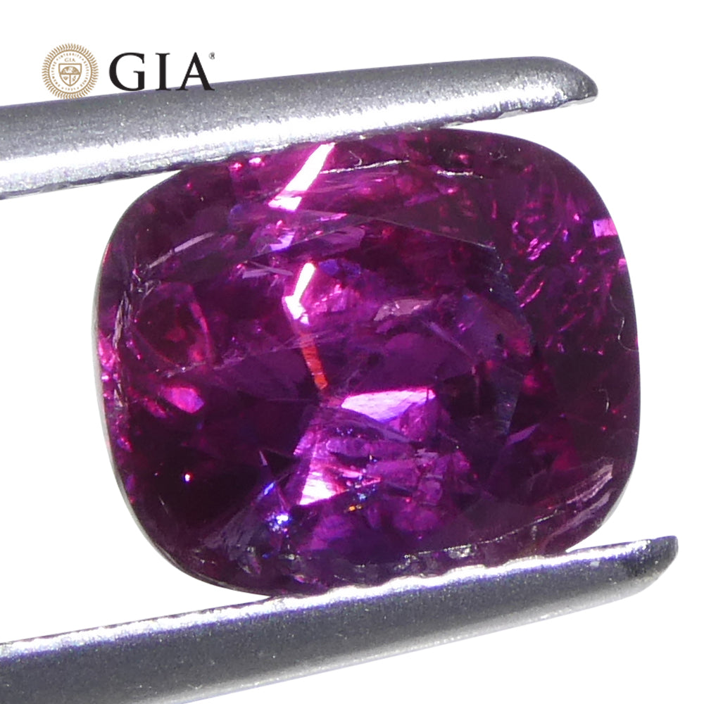 Sapphire 2.12 cts 7.65 x 6.52 x 4.64 mm Cushion Purple-Pink  $4000