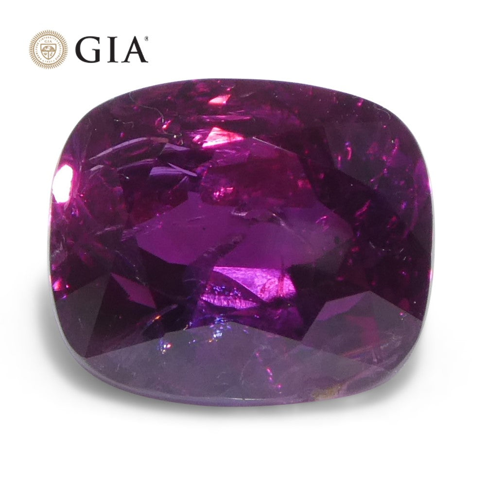 2.12ct Cushion Purple-Pink Sapphire GIA Certified  Unheated - Skyjems Wholesale Gemstones