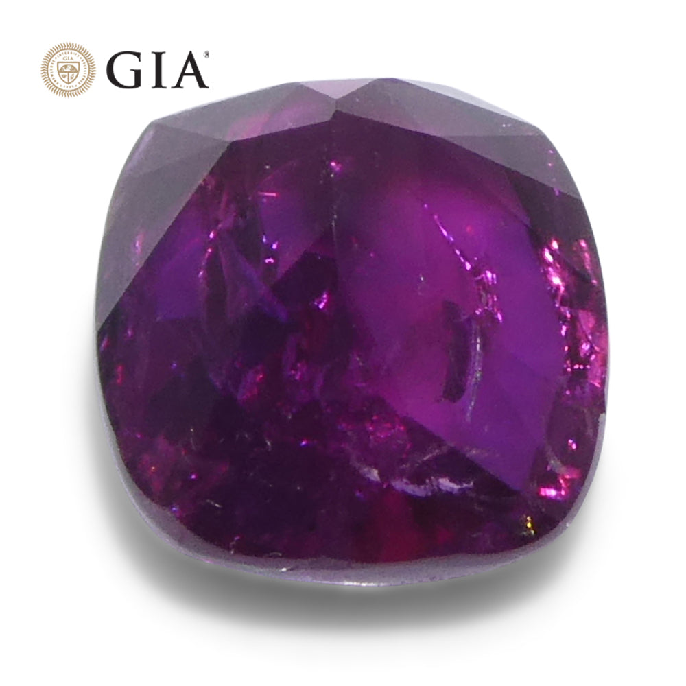 2.12ct Cushion Purple-Pink Sapphire GIA Certified  Unheated - Skyjems Wholesale Gemstones