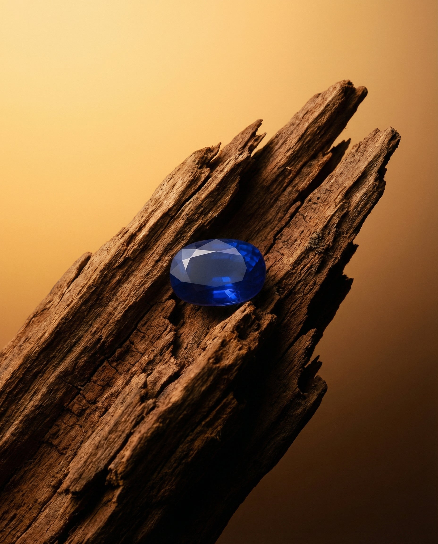 3.67ct Cushion Blue Sapphire GIA Certified Ethiopia - Skyjems Wholesale Gemstones