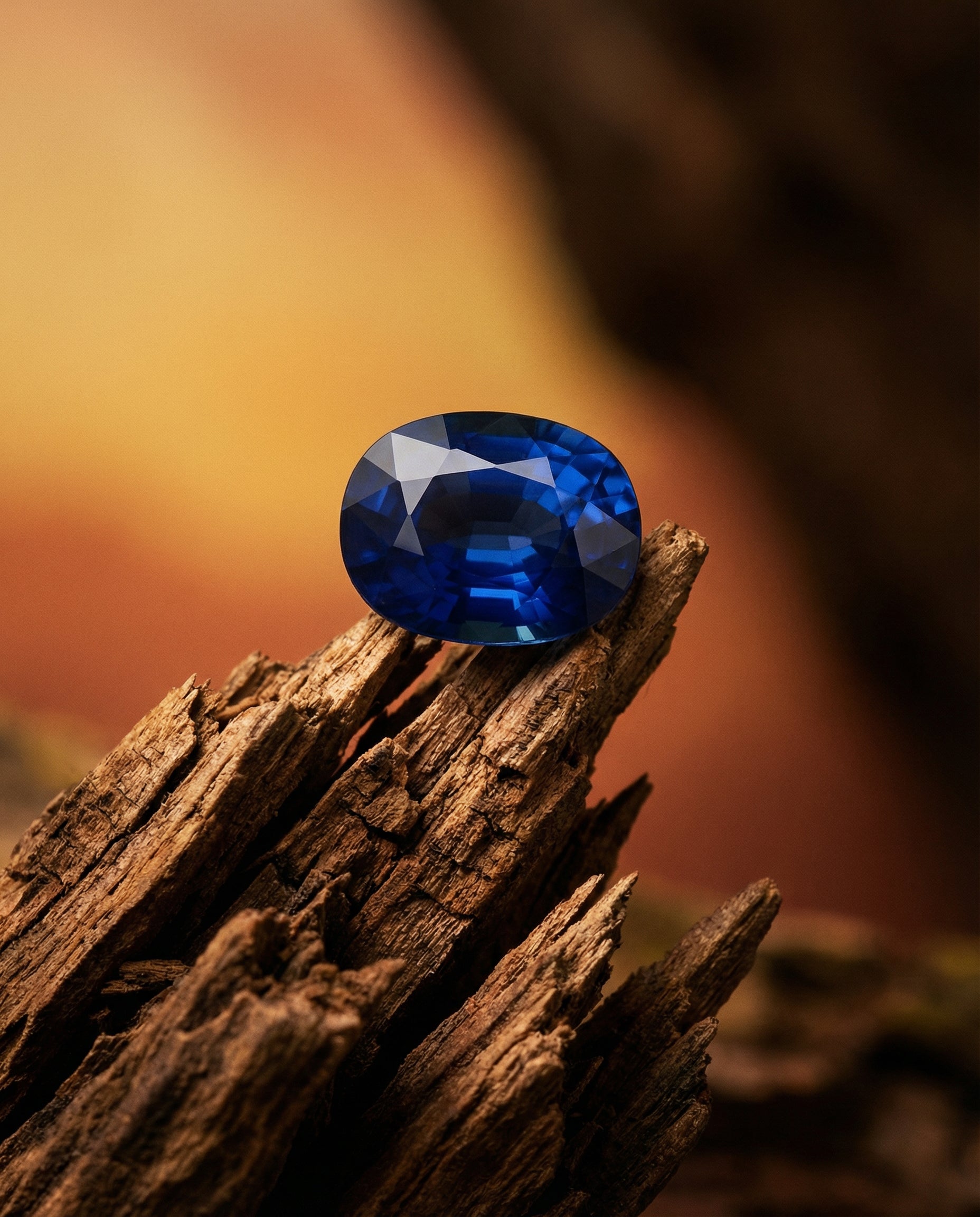 2.13ct Cushion Blue Sapphire GIA Certified Nigeria - Skyjems Wholesale Gemstones