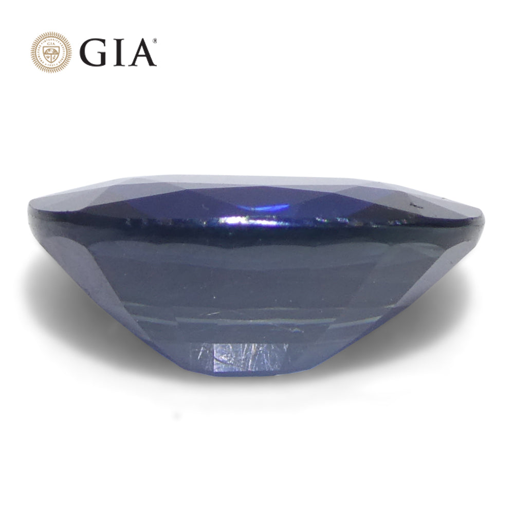2.13ct Cushion Blue Sapphire GIA Certified Nigeria