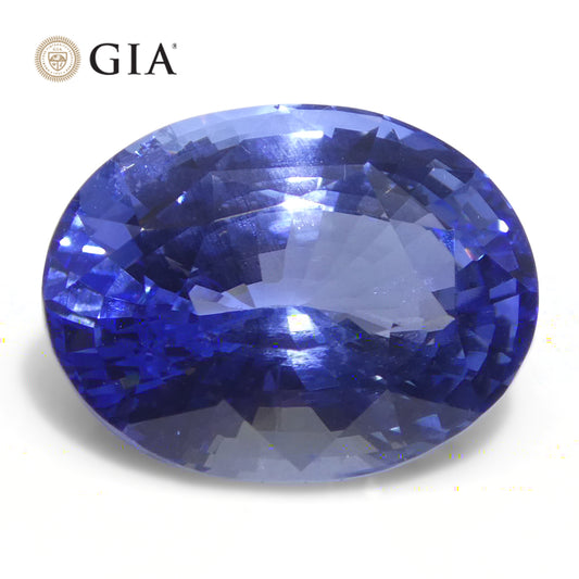 6.52ct Oval Blue Sapphire GIA Certified Sri Lanka