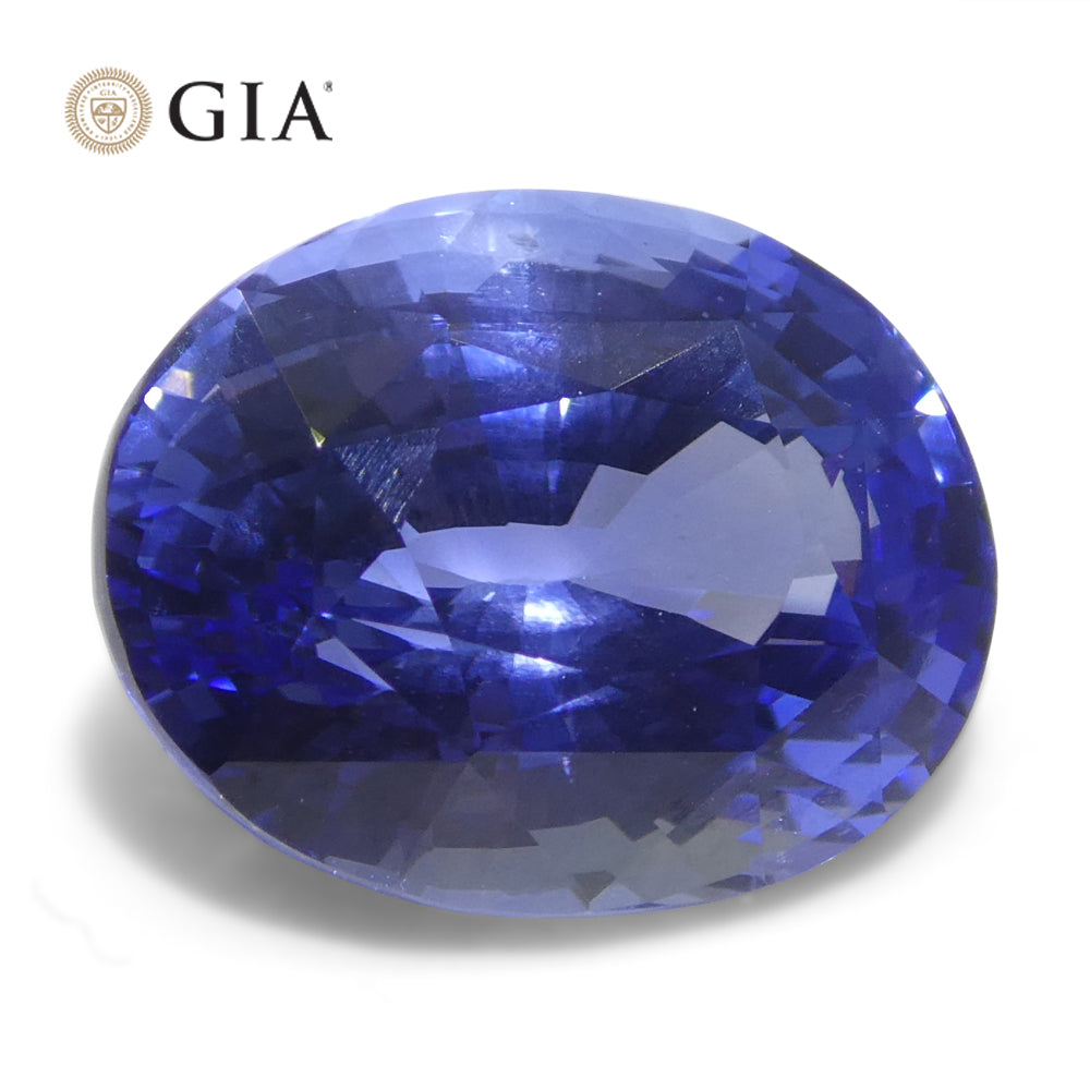 6.52ct Oval Blue Sapphire GIA Certified Sri Lanka