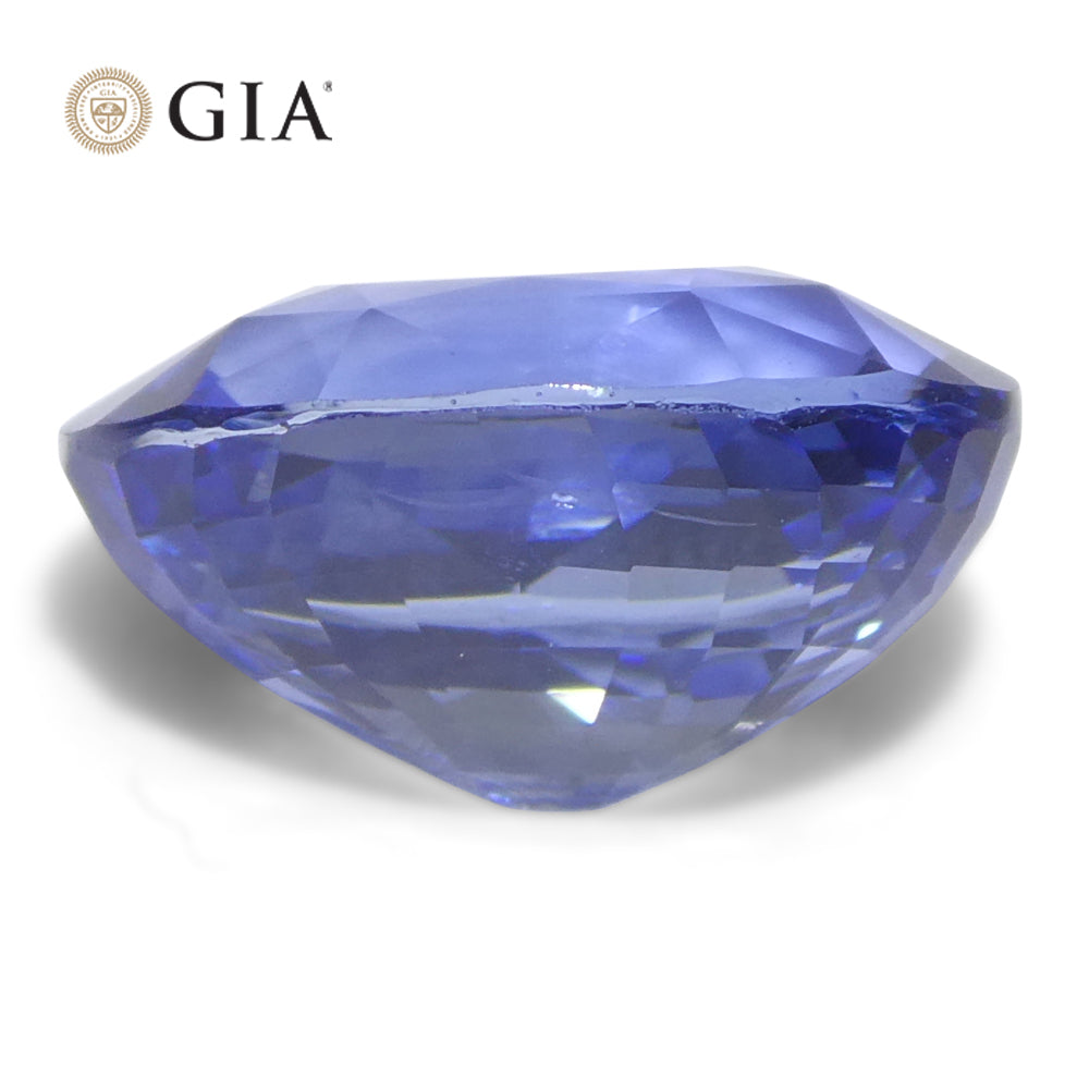 6.52ct Oval Blue Sapphire GIA Certified Sri Lanka