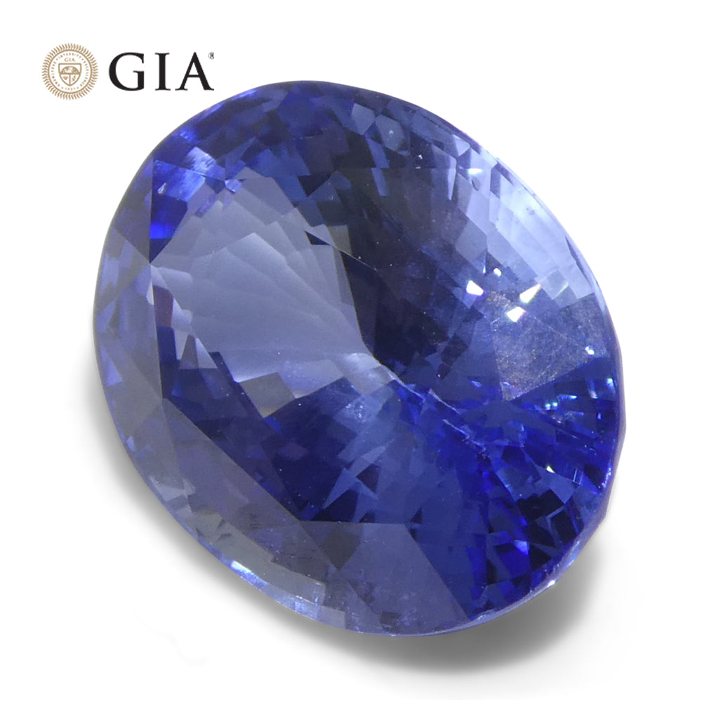 6.52ct Oval Blue Sapphire GIA Certified Sri Lanka