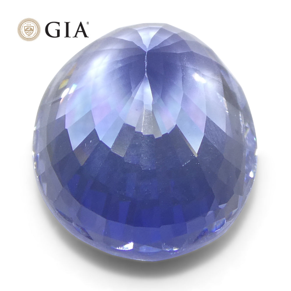6.52ct Oval Blue Sapphire GIA Certified Sri Lanka