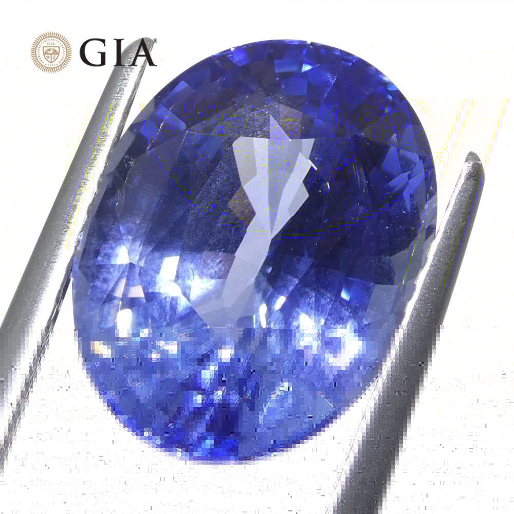 6.52ct Oval Blue Sapphire GIA Certified Sri Lanka