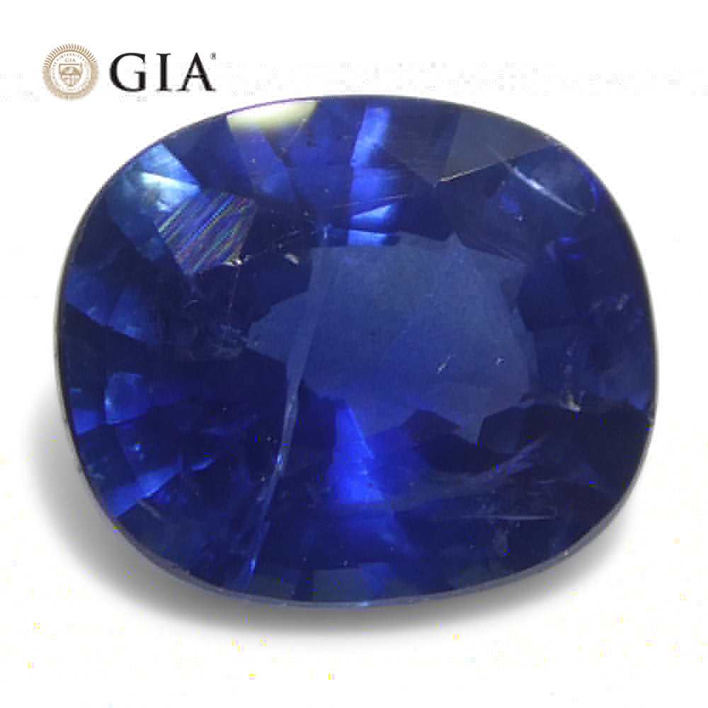2.24ct Cushion Blue Sapphire GIA Certified