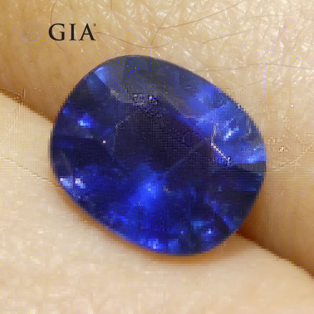 2.24ct Cushion Blue Sapphire GIA Certified