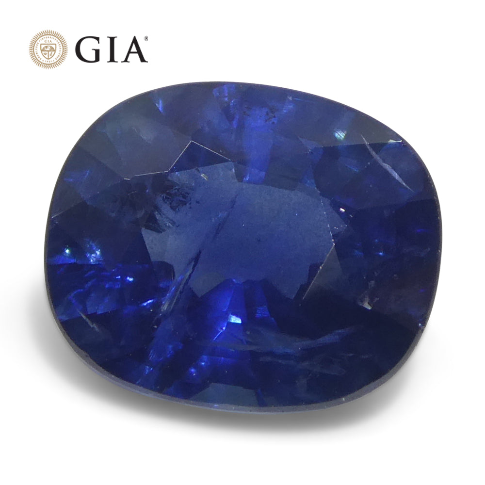 2.24ct Cushion Blue Sapphire GIA Certified