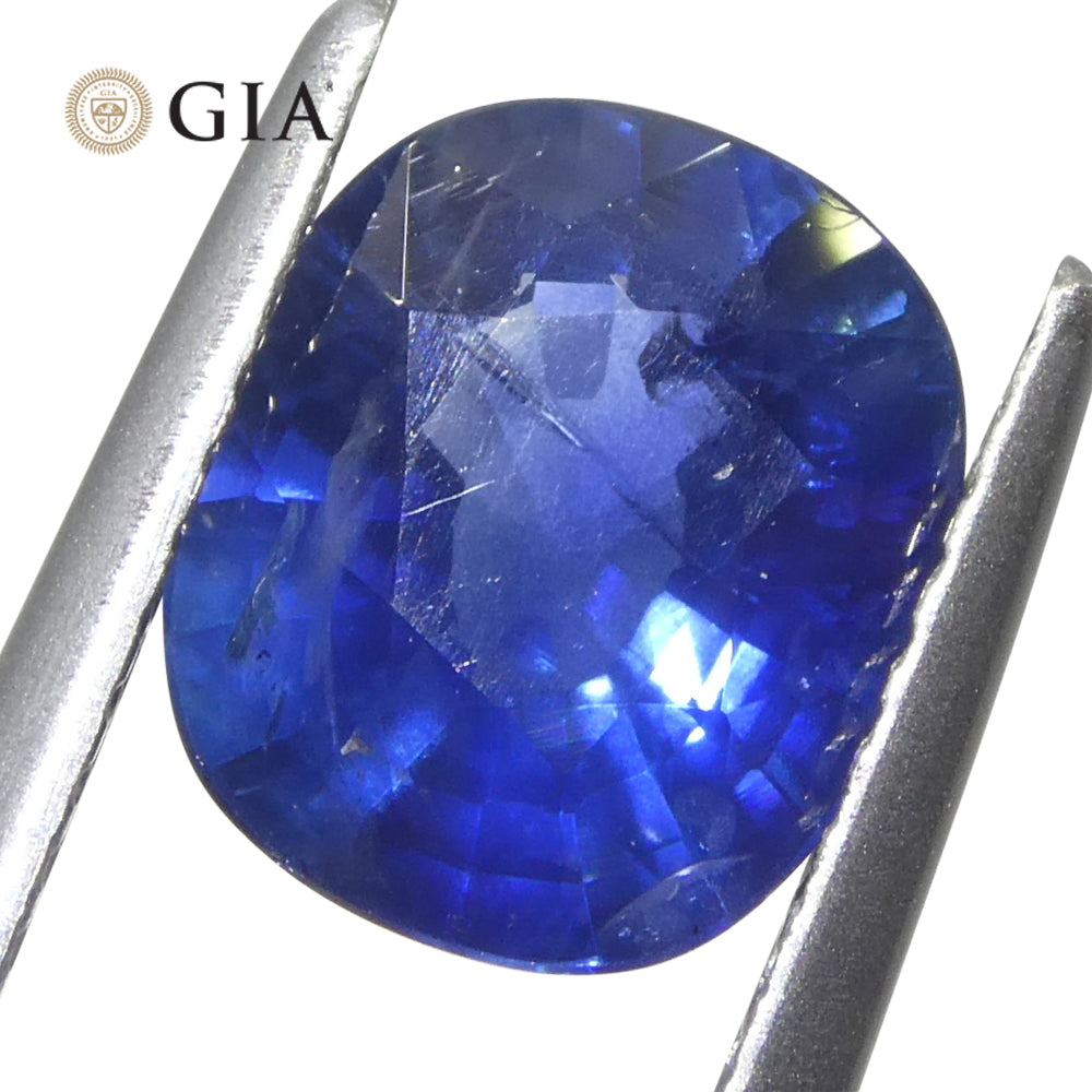 2.24ct Cushion Blue Sapphire GIA Certified