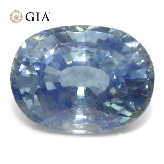 14.12ct Oval Blue Sapphire GIA Certified Madagascar