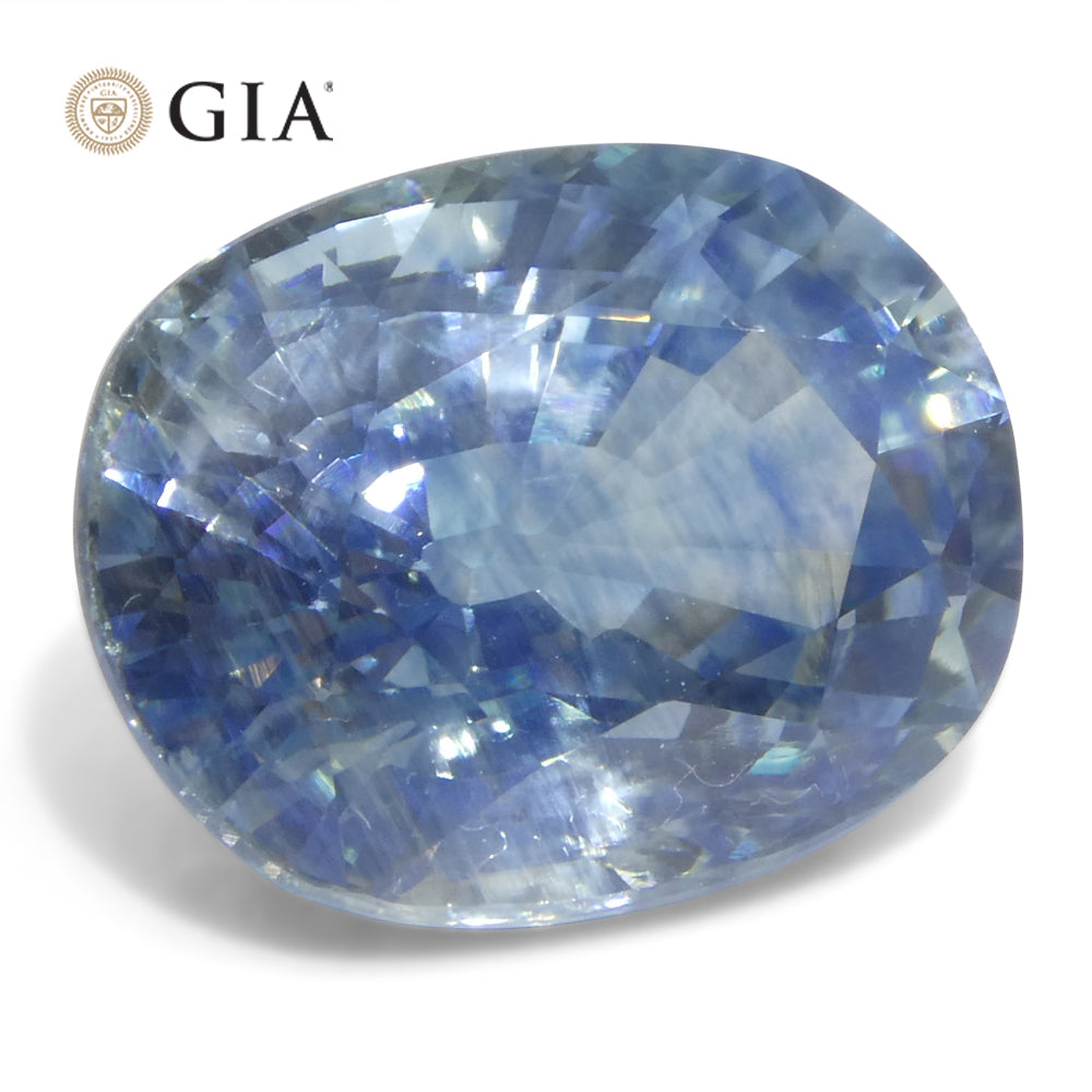 14.12ct Oval Blue Sapphire GIA Certified Madagascar