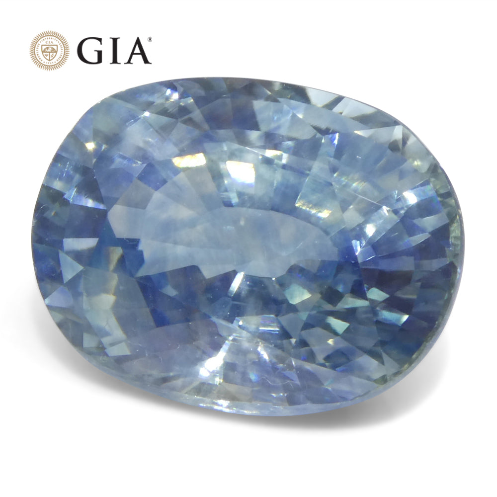 14.12ct Oval Blue Sapphire GIA Certified Madagascar