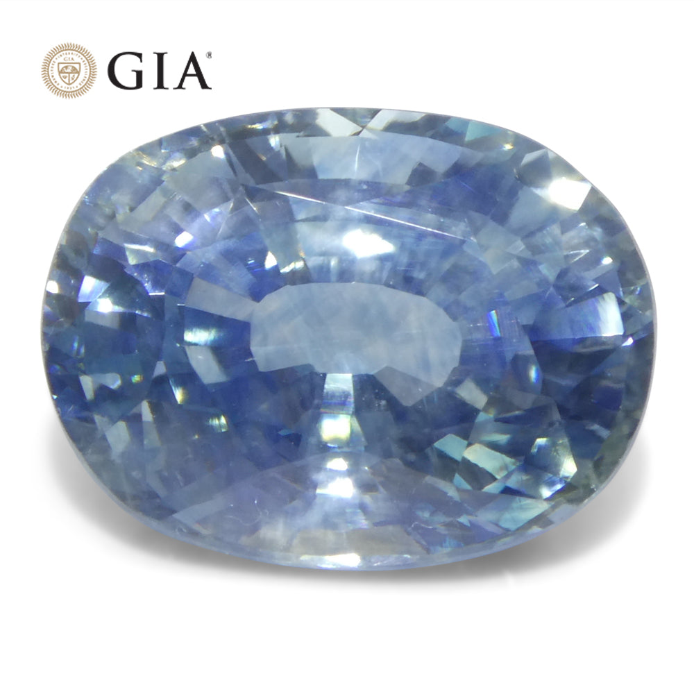 14.12ct Oval Blue Sapphire GIA Certified Madagascar
