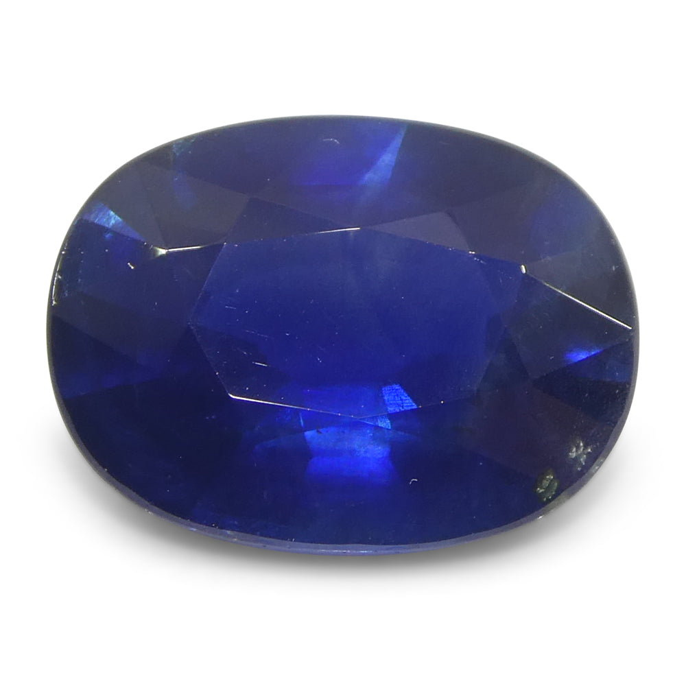 3.37ct Cushion Blue Sapphire GIA Certified Thailand