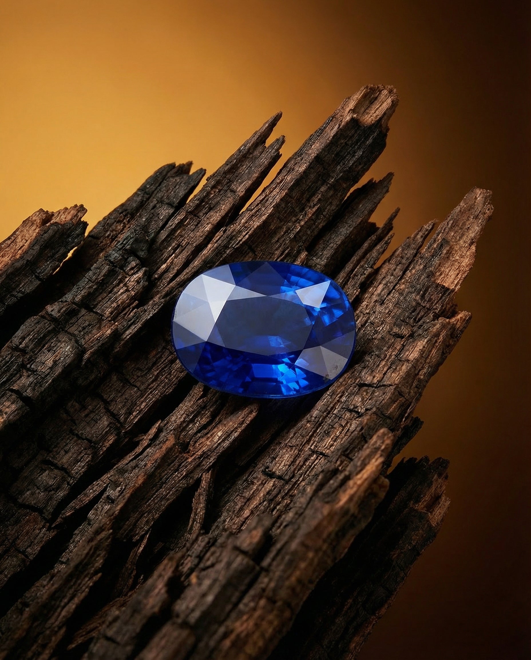 3.37ct Cushion Blue Sapphire GIA Certified Thailand - Skyjems Wholesale Gemstones