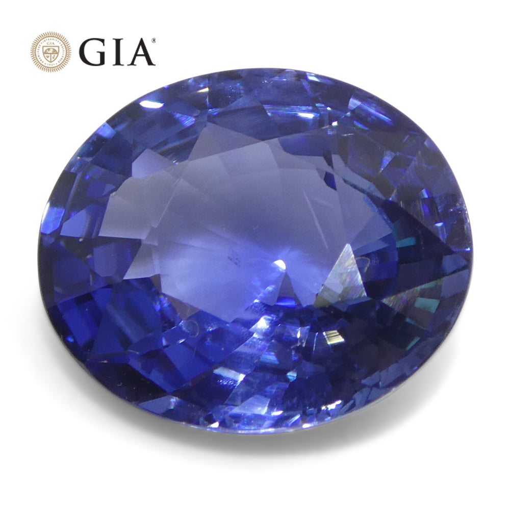 5.79ct Oval Blue Sapphire GIA Certified Sri Lanka