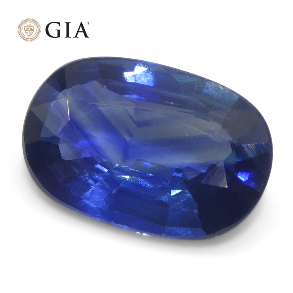 2.31ct Cushion Blue Sapphire GIA Certified Thailand