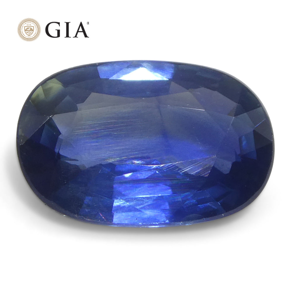 2.31ct Cushion Blue Sapphire GIA Certified Thailand - Skyjems Wholesale Gemstones