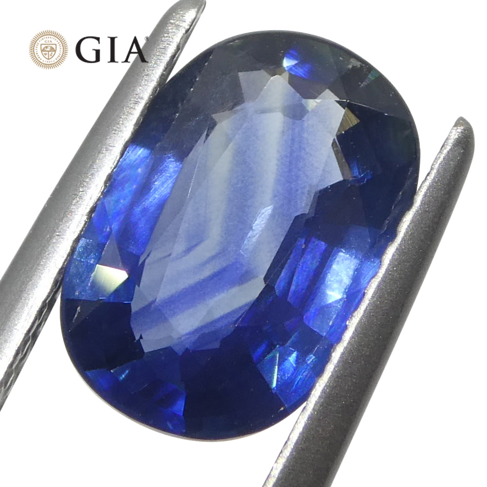 2.31ct Cushion Blue Sapphire GIA Certified Thailand