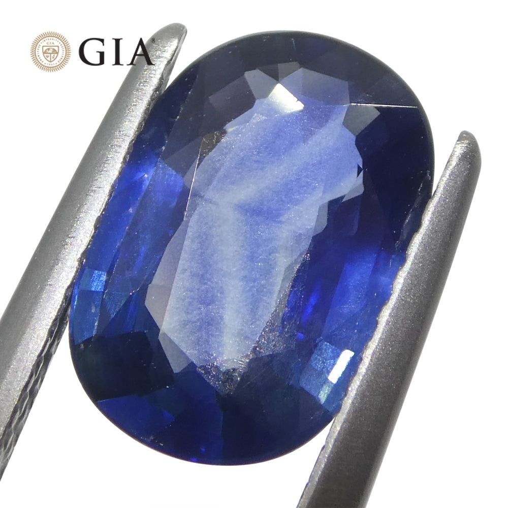 2.31ct Cushion Blue Sapphire GIA Certified Thailand