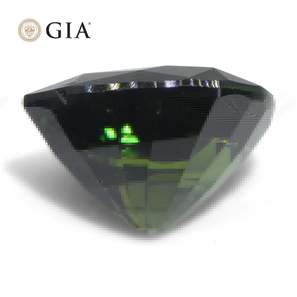 4.05ct Pear Bluish Green Sapphire GIA Certified Australia