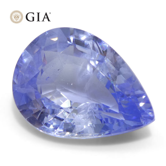 10.62ct Pear Blue Sapphire GIA Certified Sri Lanka