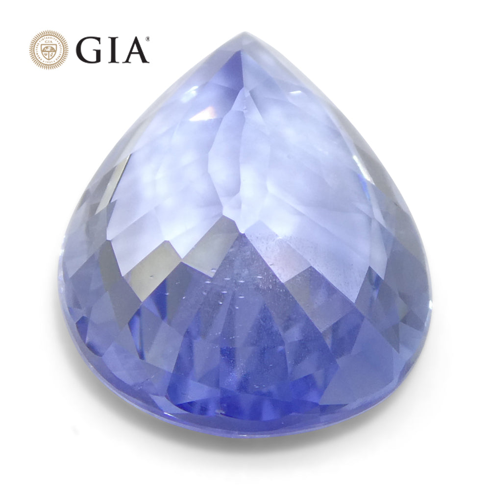 10.62ct Pear Blue Sapphire GIA Certified Sri Lanka