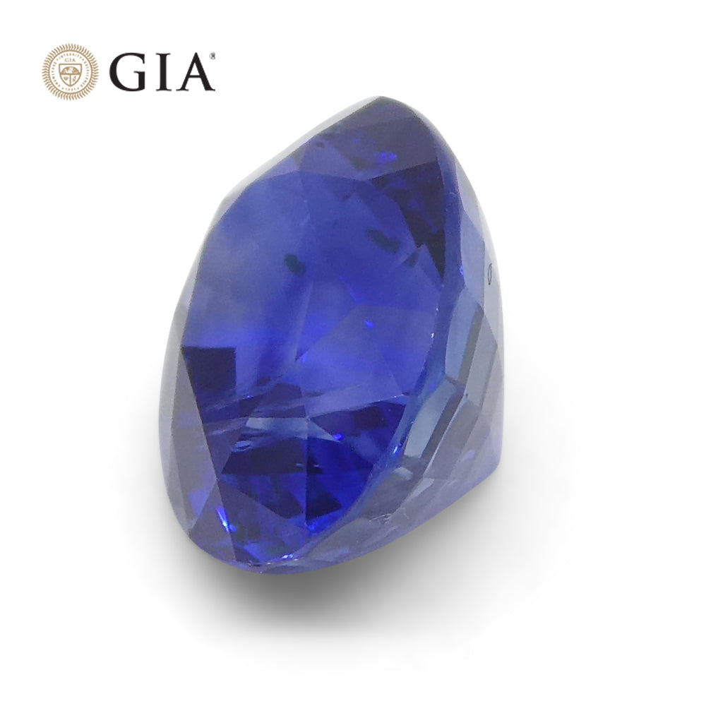 2.13ct Oval Vivid Cornflower Blue Sapphire GIA Certified Sri Lanka - Skyjems Wholesale Gemstones