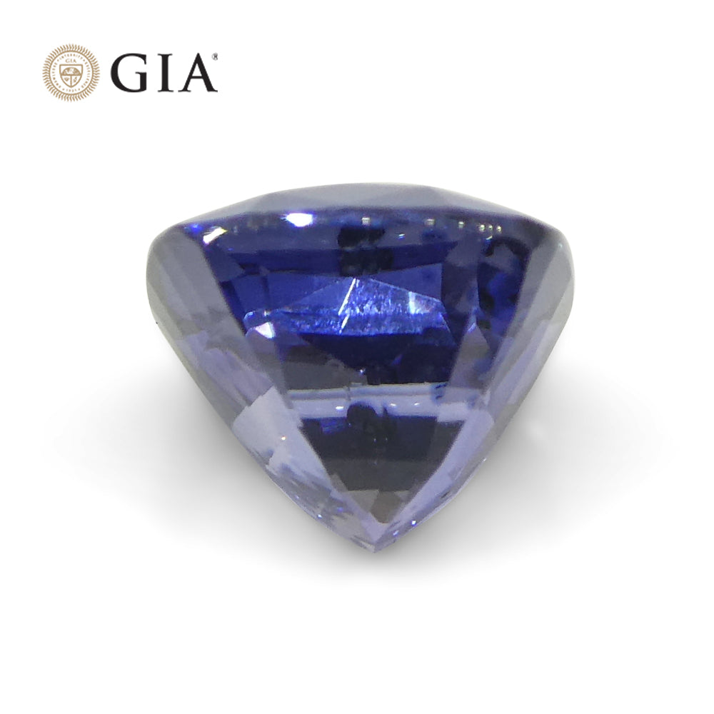 1.73ct Cushion Violetish Blue to Purple Sapphire GIA Certified Sri Lanka - Skyjems Wholesale Gemstones