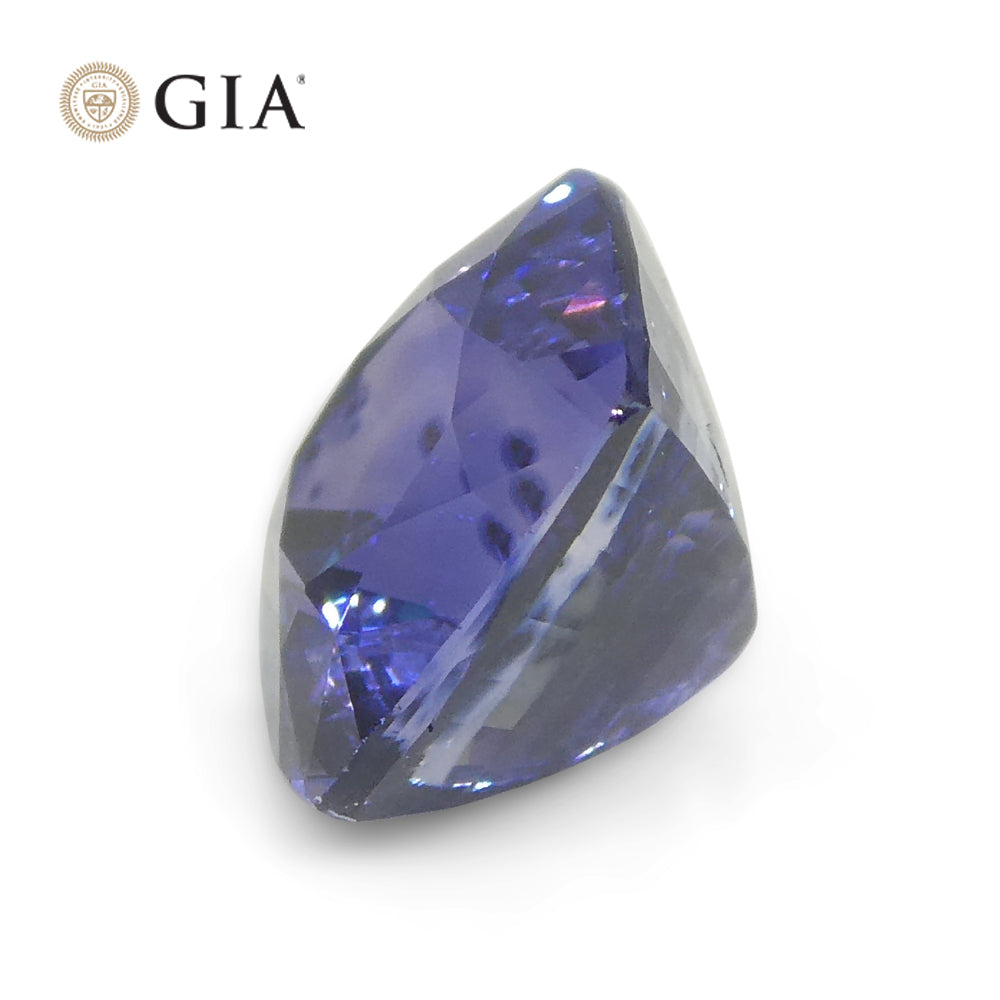 1.73ct Cushion Violetish Blue to Purple Sapphire GIA Certified Sri Lanka - Skyjems Wholesale Gemstones