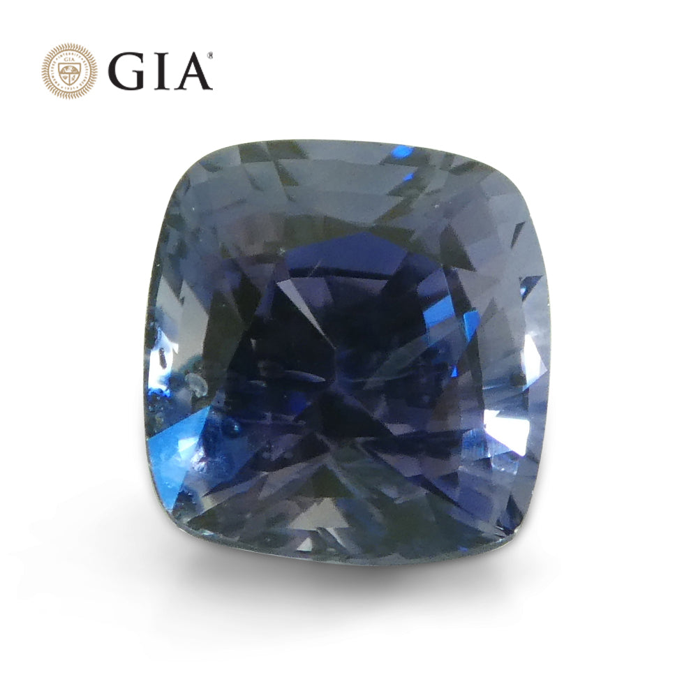 1.73ct Cushion Violetish Blue to Purple Sapphire GIA Certified Sri Lanka - Skyjems Wholesale Gemstones