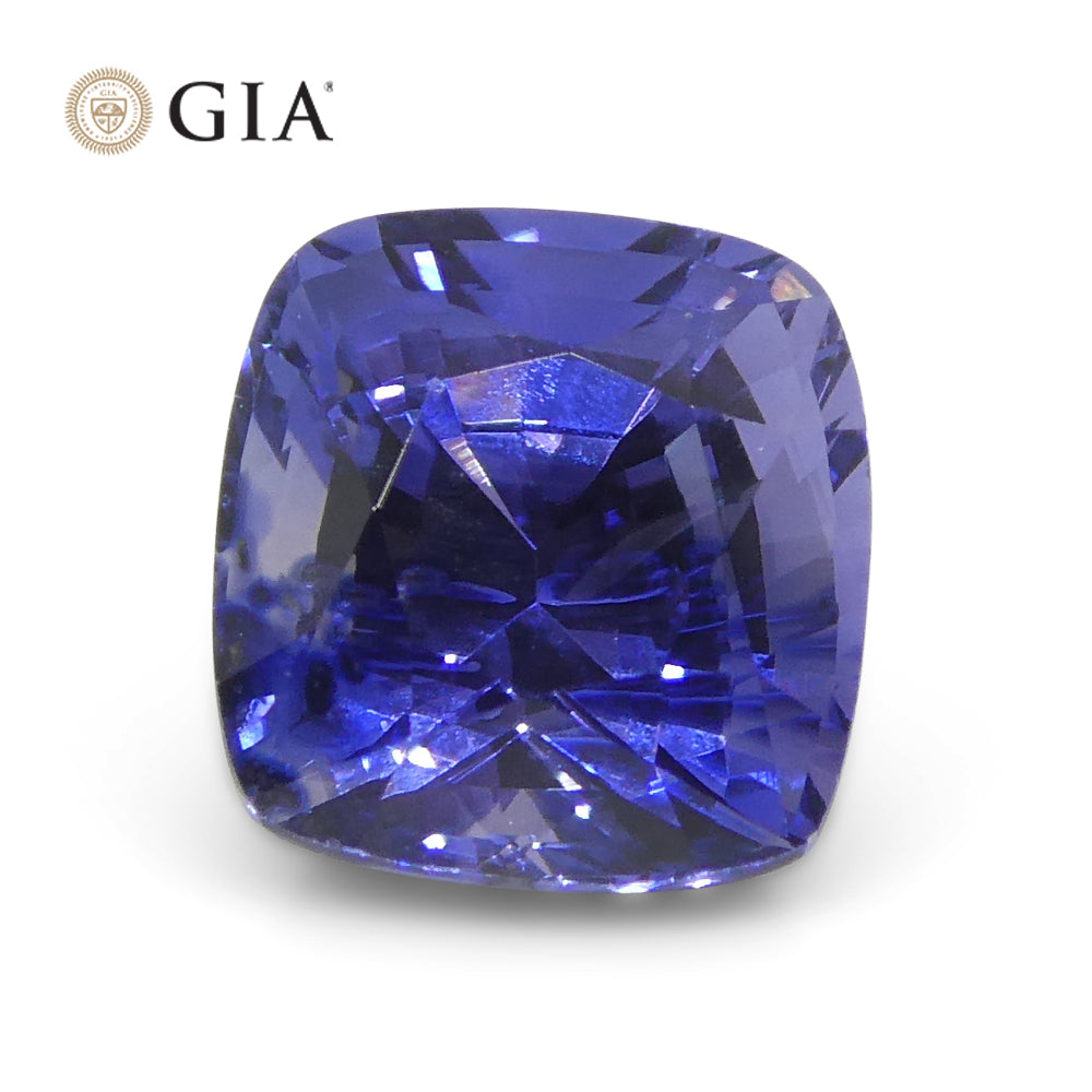 1.73ct Cushion Violetish Blue to Purple Sapphire GIA Certified Sri Lanka - Skyjems Wholesale Gemstones