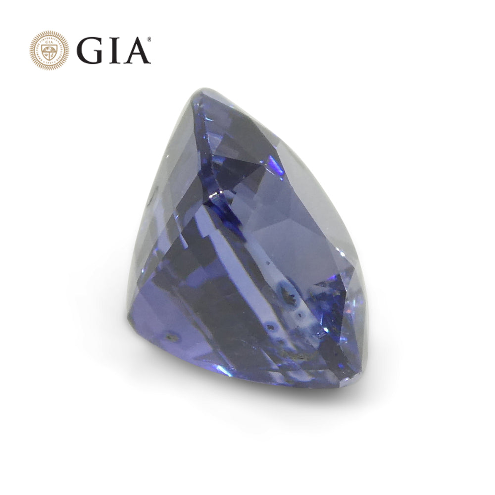 1.73ct Cushion Violetish Blue to Purple Sapphire GIA Certified Sri Lanka - Skyjems Wholesale Gemstones