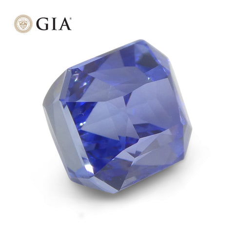 2.34ct Octagonal/Emerald Cut Blue Sapphire GIA Certified Sri Lanka