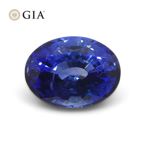 1.60ct Oval Blue Sapphire GIA Certified Madagascar - Skyjems Wholesale Gemstones