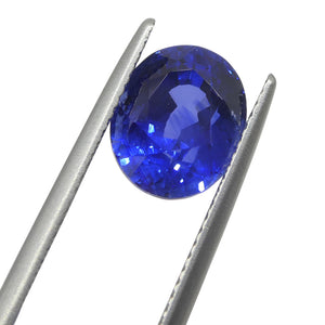 5.62ct Oval Blue Sapphire GIA Certified Sri Lanka - Skyjems Wholesale Gemstones