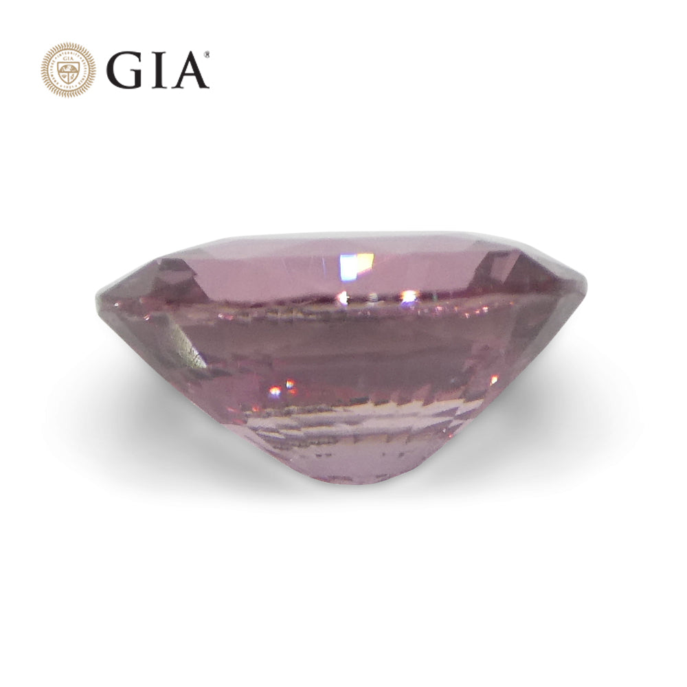 1.60ct Oval Purplish Pink Sapphire GIA Certified Madagascar Unheated - Skyjems Wholesale Gemstones