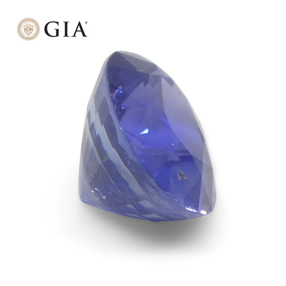 2.70ct Oval Vivid Blue Sapphire GIA Certified Sri Lanka Unheated - Skyjems Wholesale Gemstones