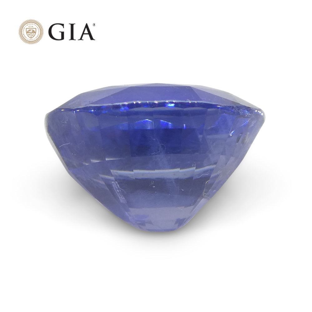 2.70ct Oval Vivid Blue Sapphire GIA Certified Sri Lanka Unheated - Skyjems Wholesale Gemstones